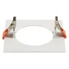 NUMINOS®, bague de réduction carrée, longueur 16 cm, Ø intérieur 9 cm, blanc