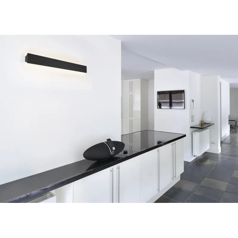 DIRETO 90, applique intérieure, noir, LED, 20W, 2700/3000K, interrupteur CCT