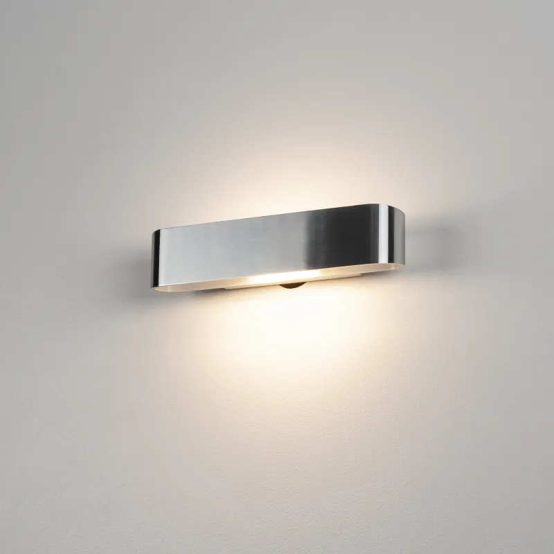OSSA 300, applique intérieure, alu brossé/blanc, R7s 118mm/QT-DE12, 120W max