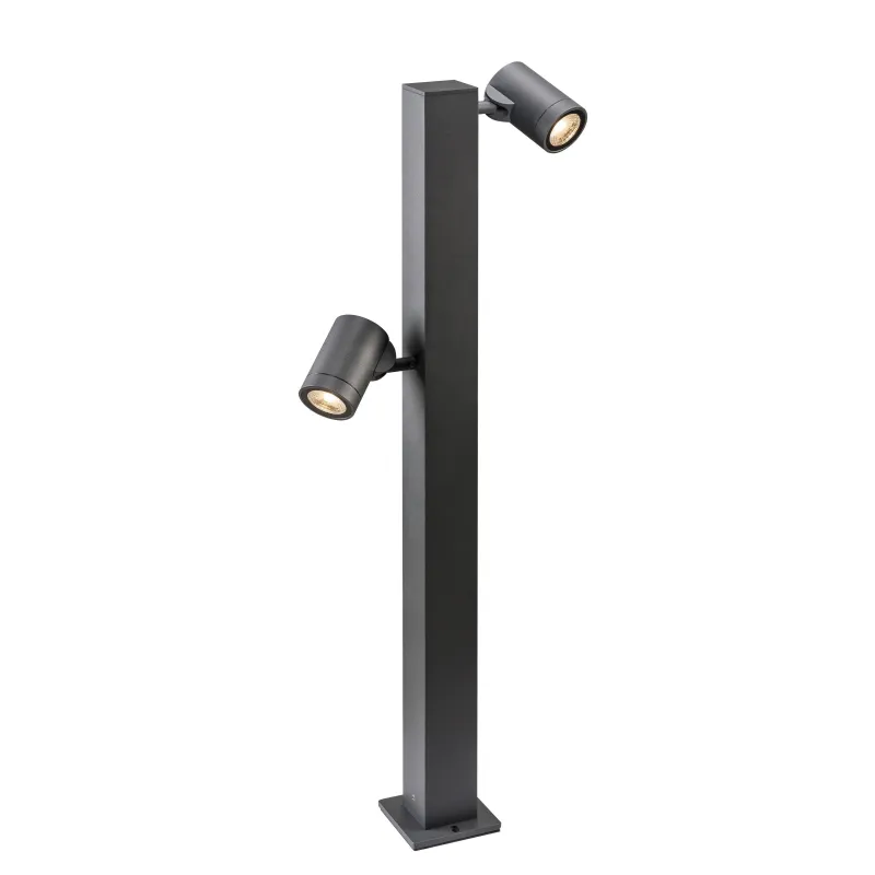 HELIA, borne extérieure, double, anthracite, LED, 16W, 3000K, IP55, variable