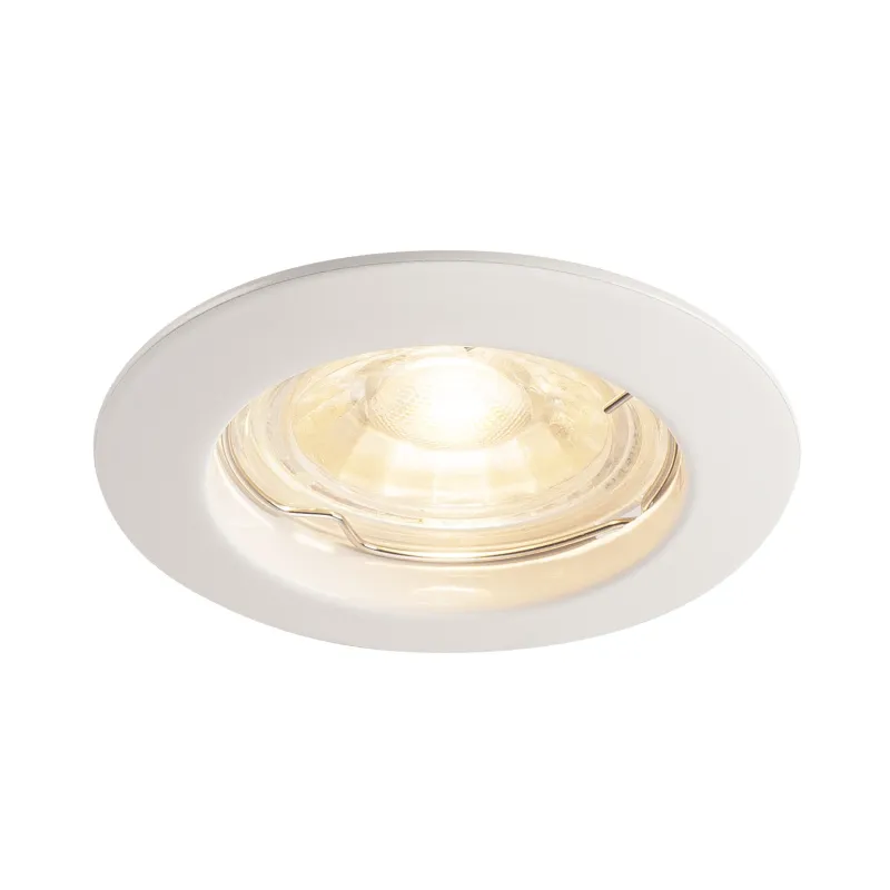 PIKA, encastré de plafond intérieur, rond, fixe, blanc, GU10/QPAR51, 50W max