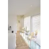PIREQ, encastré de plafond intérieur, carré, blanc mat, GU10/QPAR51, 50W max