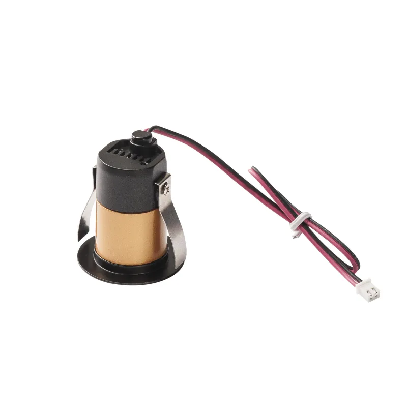 HORN MINI, encastré de plafond ou mural intérieur, noir/or, LED, 1,2W, 3000K