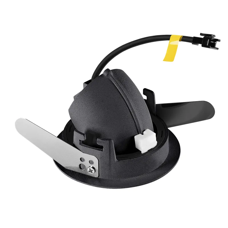 NUMINOS® GIMBLE XS, encastré de plafond intérieur, 20 deg , noir, LED, 7W, 2700K