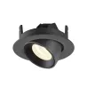 NUMINOS® GIMBLE XS, encastré de plafond intérieur, 20 deg , noir, LED, 7W, 4000K