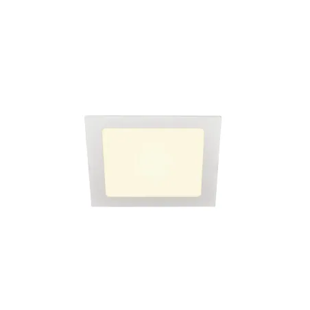 SENSER 18, encastré de plafond intérieur, carré, blanc mat, LED, 9,7W, 3000K