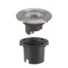 ROCCI 200, encastré de sol extérieur, rond, inox, LED, 16W, 3000K, IP65/IP67