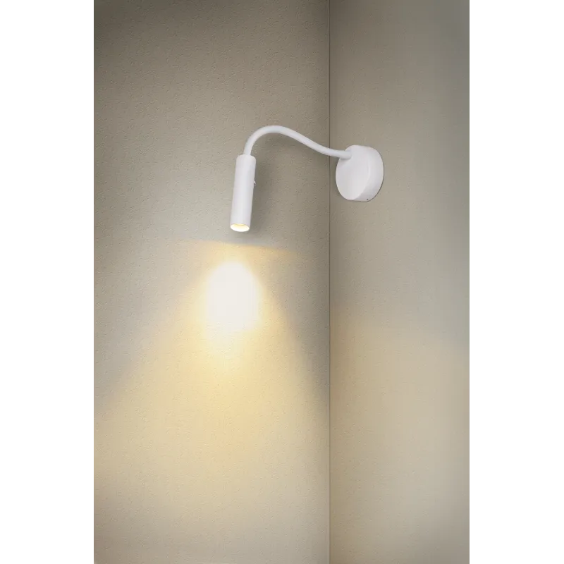 KARPO GOOSE, applique intérieure, liseuse, blanc, LED, 5,8W, 3000K, variable