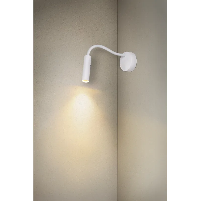 KARPO GOOSE, applique intérieure, liseuse, blanc, LED, 5,8W, 3000K, variable