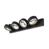 KALU, applique et plafonnier intérieur, quad, noir, GU10/QPAR111, 4x 75W max