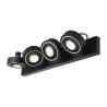 KALU, applique et plafonnier intérieur, quad, noir, GU10/QPAR111, 4x 75W max