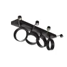 KALU, applique et plafonnier intérieur, quad, noir, GU10/QPAR111, 4x 75W max