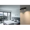 AVO, applique et plafonnier intérieur, double, noir, GU10/QPAR51, 2x 50W max
