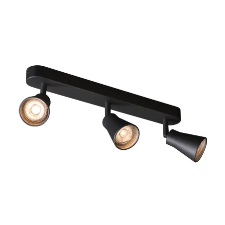 AVO, applique et plafonnier intérieur, triple, noir, GU10/QPAR51, 3x 50W max
