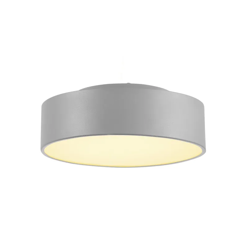MEDO 30, plafonnier intérieur, rond, gris, LED, 15,3W, 3000K, variable 1-10V