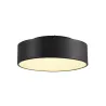 MEDO 30, plafonnier intérieur, rond, noir, LED, 15,3W, 3000K, variable 1-10V