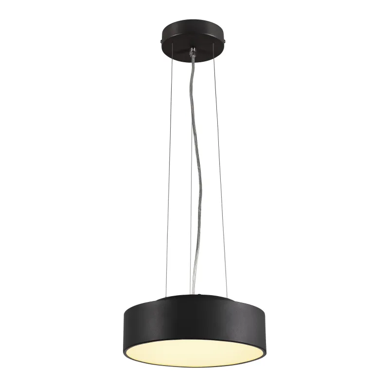 MEDO 30, plafonnier intérieur, rond, noir, LED, 15,3W, 3000K, variable 1-10V