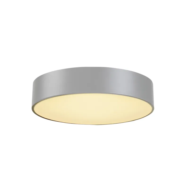 MEDO 40, plafonnier intérieur, rond, gris, LED, 30,1W, 3000K, variable 1-10V