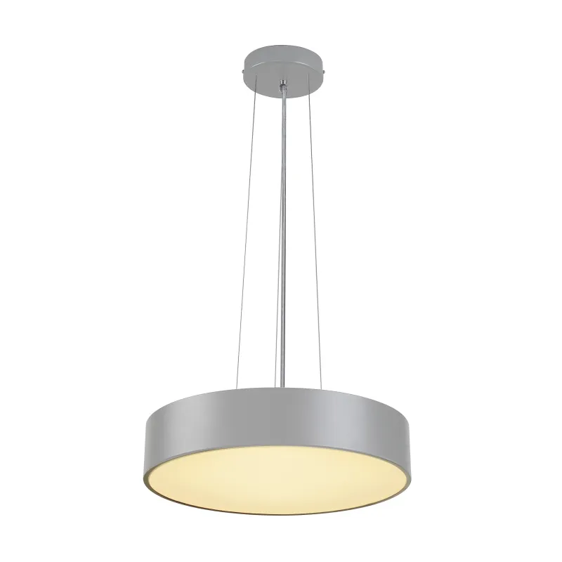 MEDO 40, plafonnier intérieur, rond, gris, LED, 30,1W, 3000K, variable 1-10V