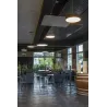 MEDO 40, plafonnier intérieur, rond, gris, LED, 30,1W, 3000K, variable 1-10V