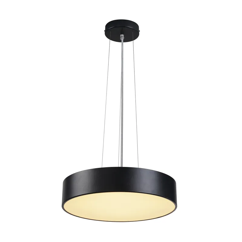 MEDO 40, plafonnier intérieur, rond, noir, LED, 30,1W, 3000K, variable 1-10V