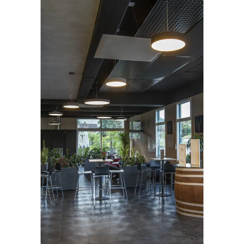 MEDO 40, plafonnier intérieur, rond, noir, LED, 30,1W, 3000K, variable 1-10V