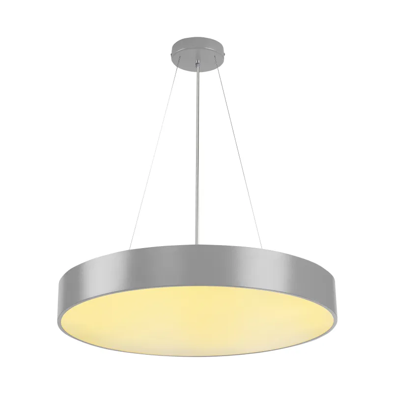 MEDO 60, plafonnier intérieur, rond, gris, LED, 38,3W, 3000K, variable 1-10V