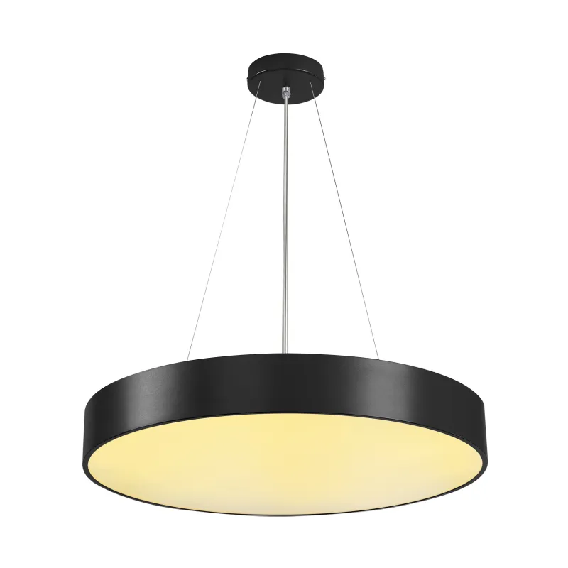 MEDO 60, plafonnier intérieur, rond, noir, LED, 38,3W, 3000K, variable 1-10V