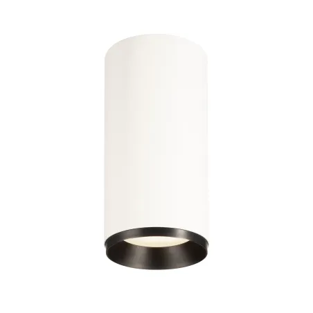 NUMINOS® L, plafonnier intérieur, 24 deg , blanc/noir, LED, 28W, 4000K, variable