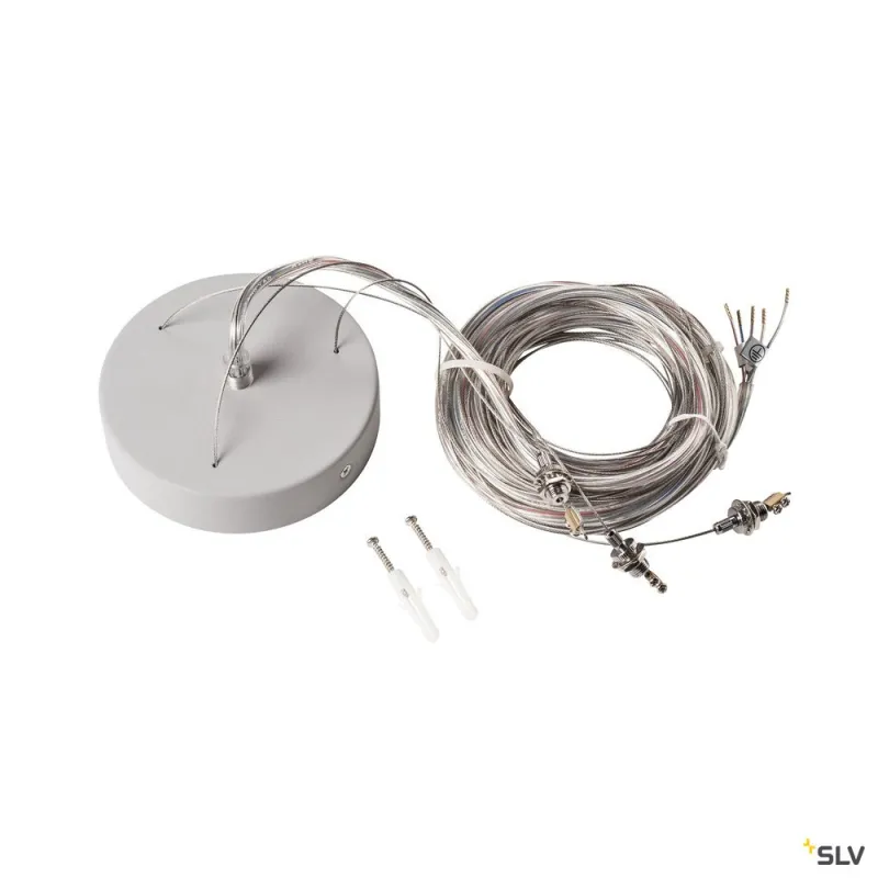 Kit de suspension 5m, gris