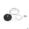 Kit de suspension 1,5m, noir