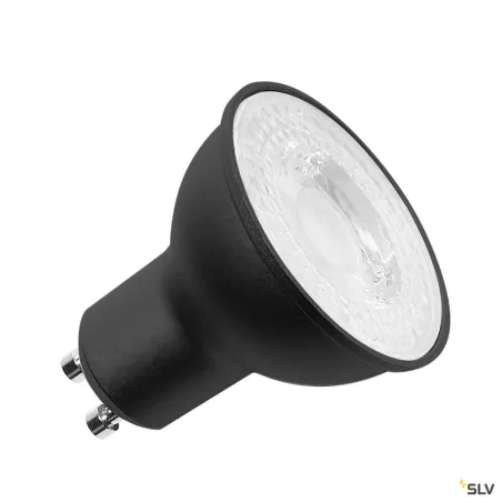 Source LED QPAR51, noir, GU10, 3000K