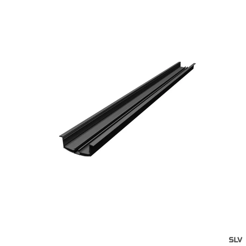 GRAZIA 60, profil à encastrer, 3 m, noir