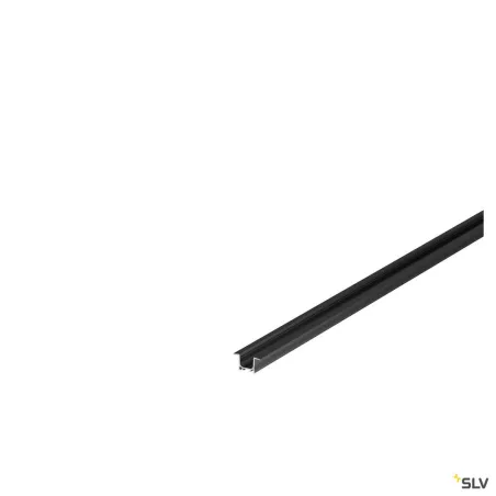 GRAZIA 10, profil à encastrer, 2 m, noir