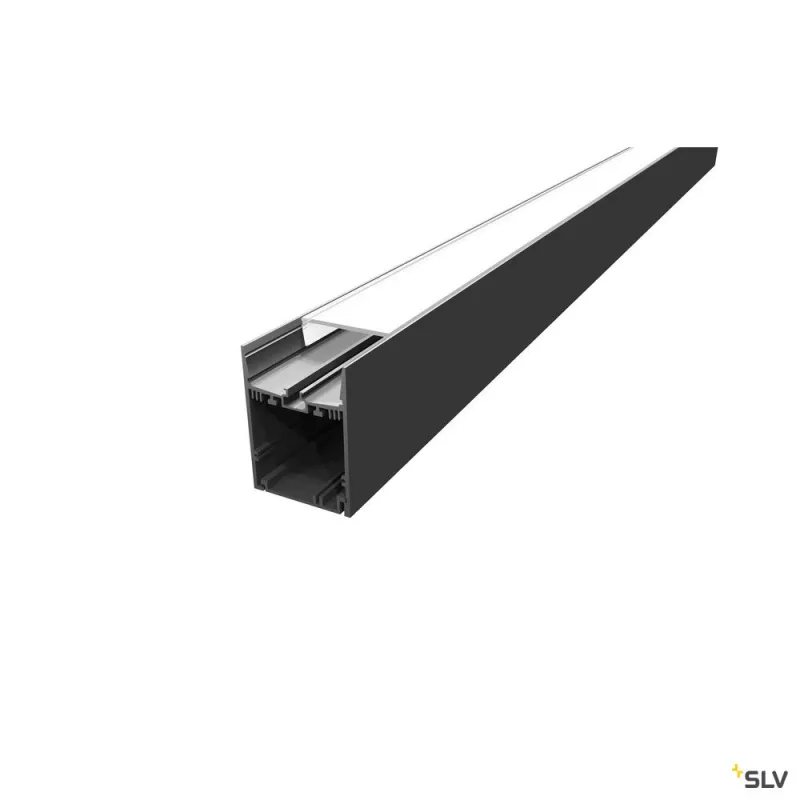 GRAZIA 60, profil en saillie, 1,5 m, noir