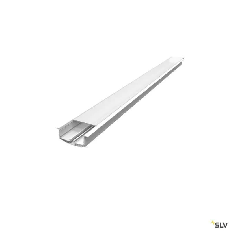 GRAZIA 60, profil à encastrer, 3 m, blanc