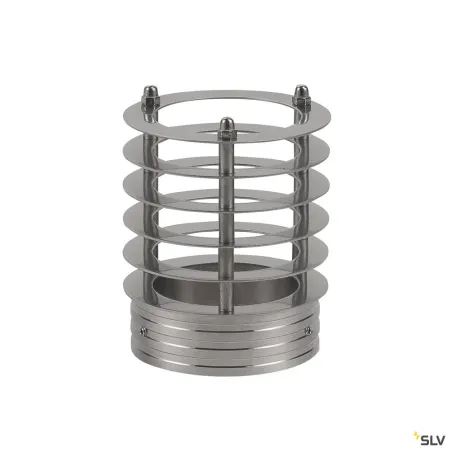 Grille en forme d'anneaux, extérieur, inox