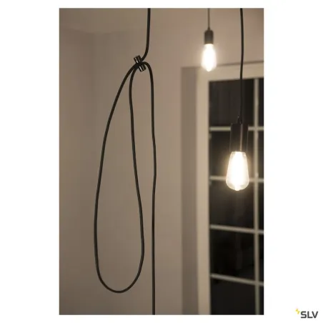 Serre-câble pour suspension, intérieur, noir
