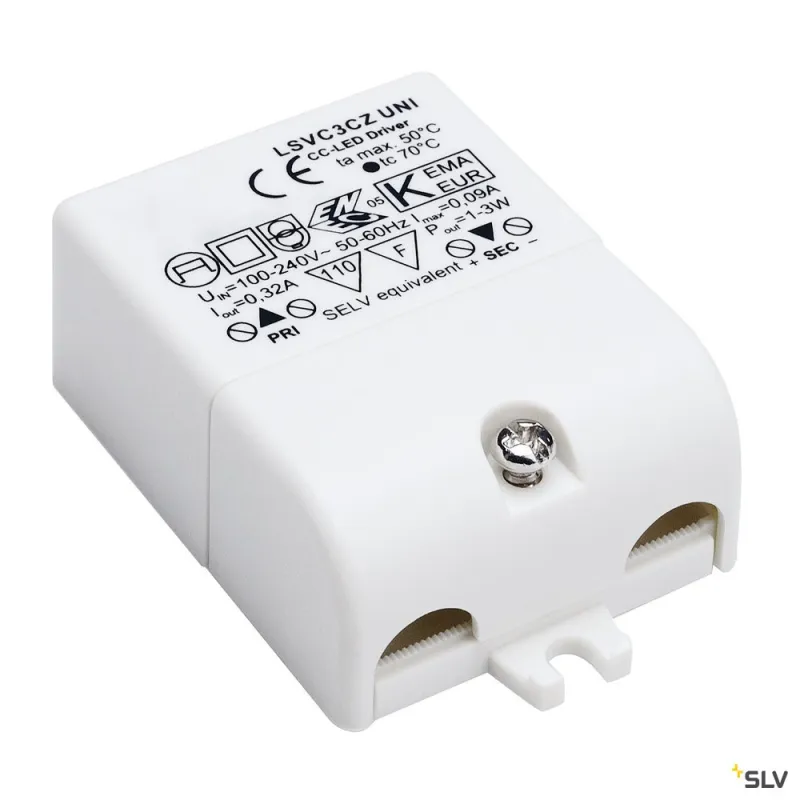 Alimentation LED, intérieur, blanc, 3W, 320mA