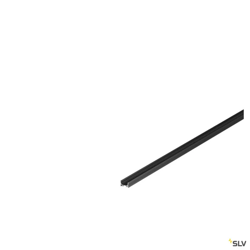 GRAZIA 10, profil en saillie, plat, 2 m, noir
