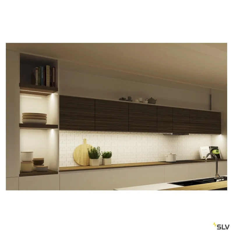 GRAZIA 10, profil en saillie, plat, 2 m, noir