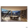 GRAZIA 10, profil en saillie, plat, 2 m, noir