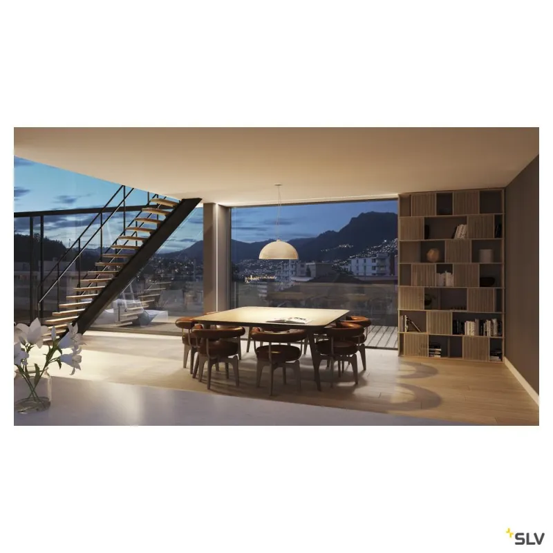 GRAZIA 10, profil en saillie, plat, 2 m, noir