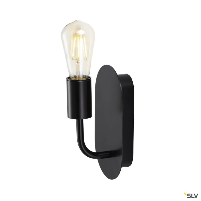 FITU, applique intérieure, noir, E27, 24W max