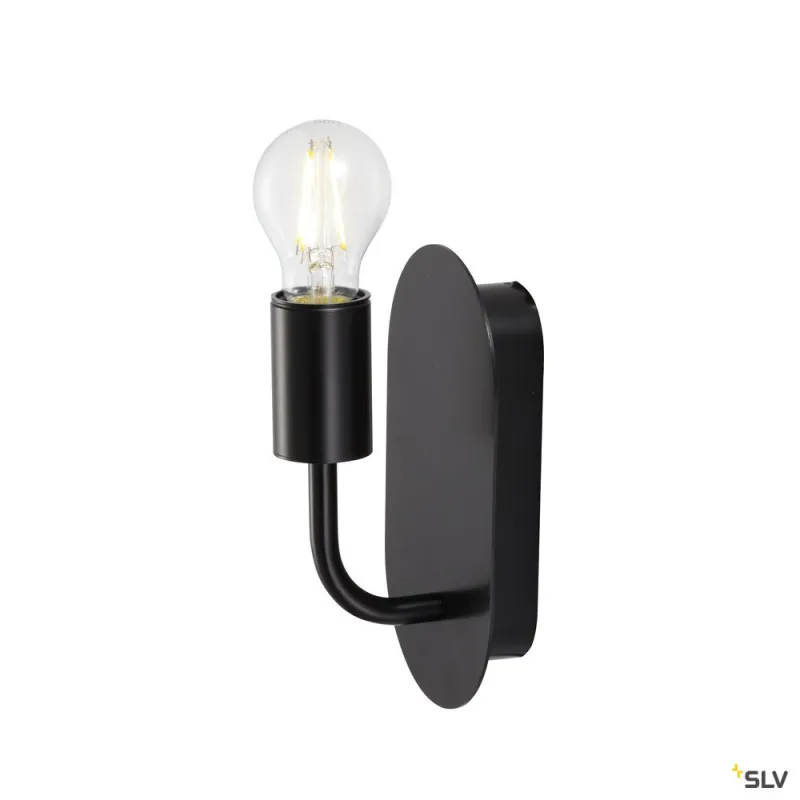 FITU, applique intérieure, noir, E27, 24W max