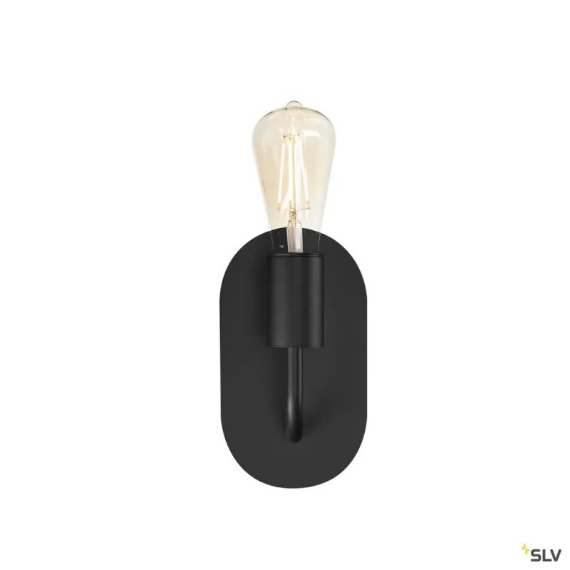 FITU, applique intérieure, noir, E27, 24W max