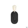 FITU, applique intérieure, noir, E27, 24W max