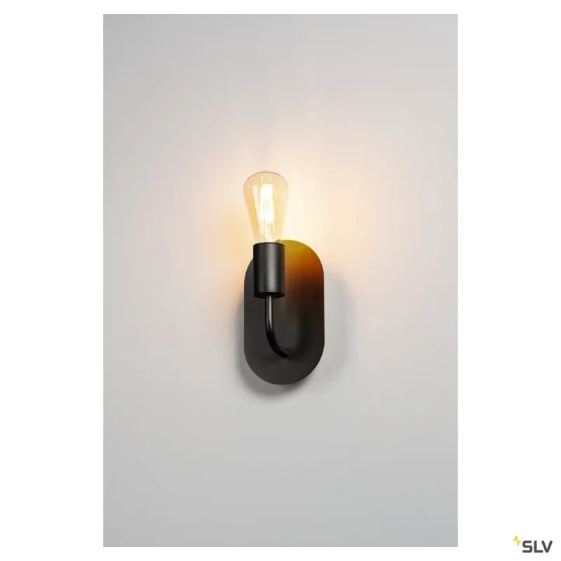 FITU, applique intérieure, noir, E27, 24W max