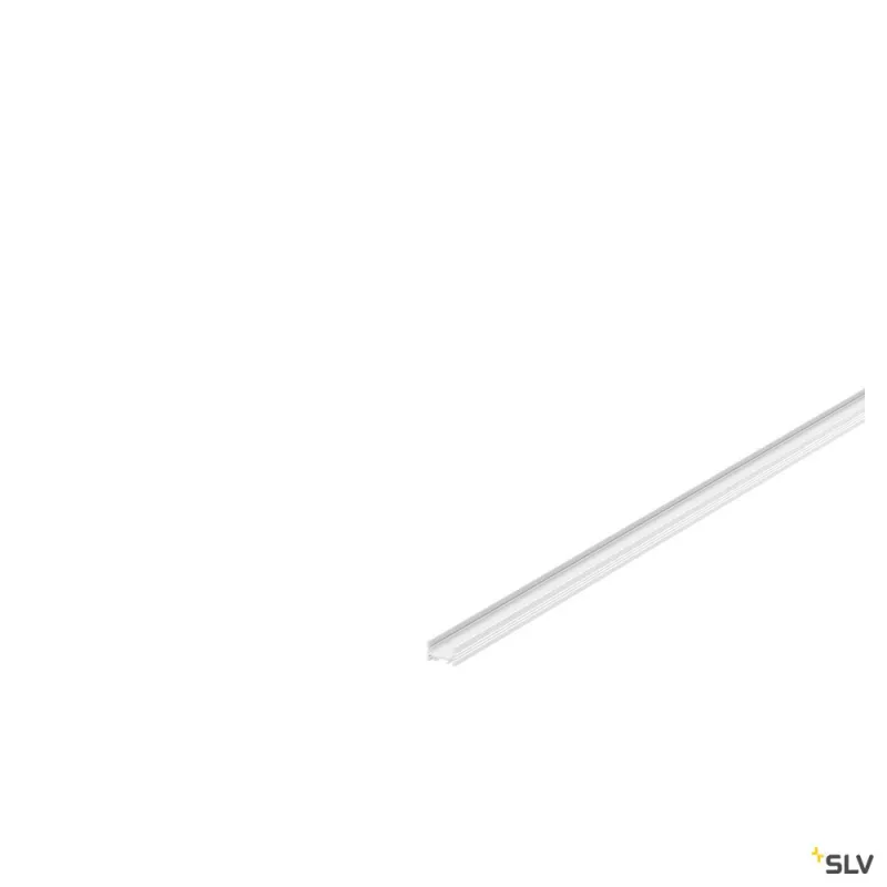 GRAZIA 10, profil en saillie, plat, 2 m, blanc