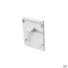 GRAZIA 60, embout pour profil en saillie, blanc